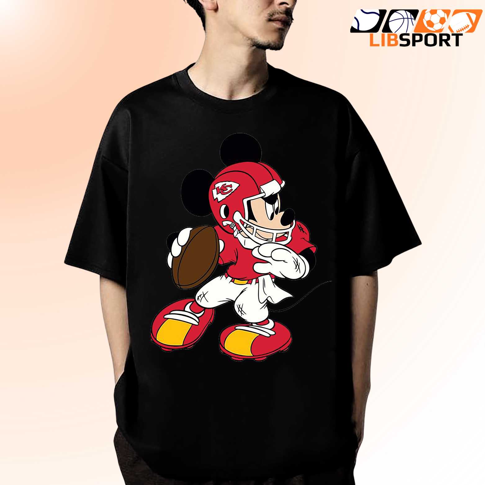 Kansas City Chiefs Mickey Mouse T Shirt, Disney Football Fan Tee, Unisex T-Shirt